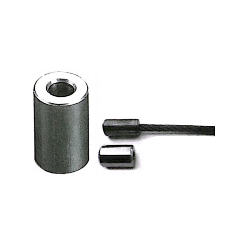 Steel Stop Buttons for Wire Rope (Low Carbon Steel, 1/8