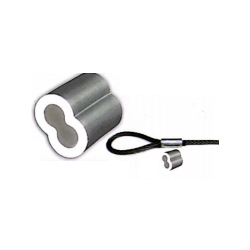 High-Precision SAFETYLIFT Aluminium Hourglass Sleeve for Wire Rope