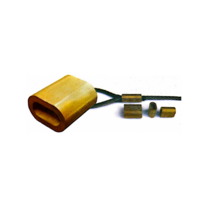 German Oval Copper Ferrules for Wire Rope Crimping and Termination