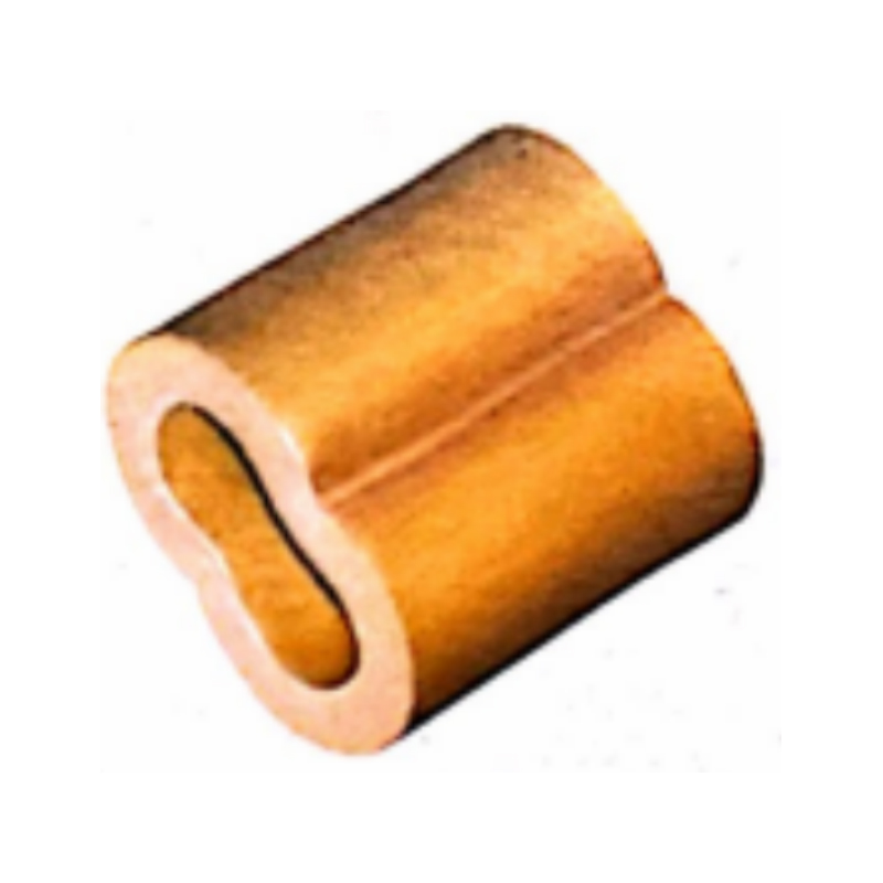 American Hourglass Copper Sleeves for Wire Rope Splicing and Crimping