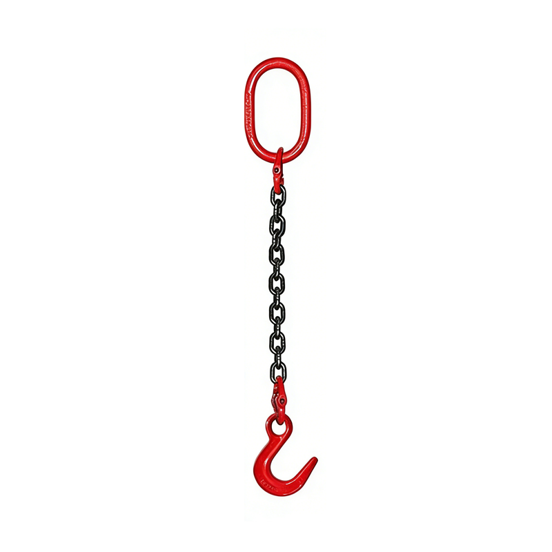 Grade 80 Alloy Steel Single Forged Open Hook Leg Chain Sling (SOF)