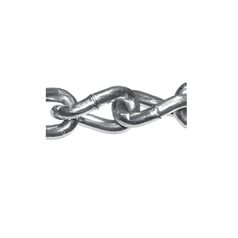Bright Zinc Plated Low-Carbon Steel Weldless Twist Link Machine Chain