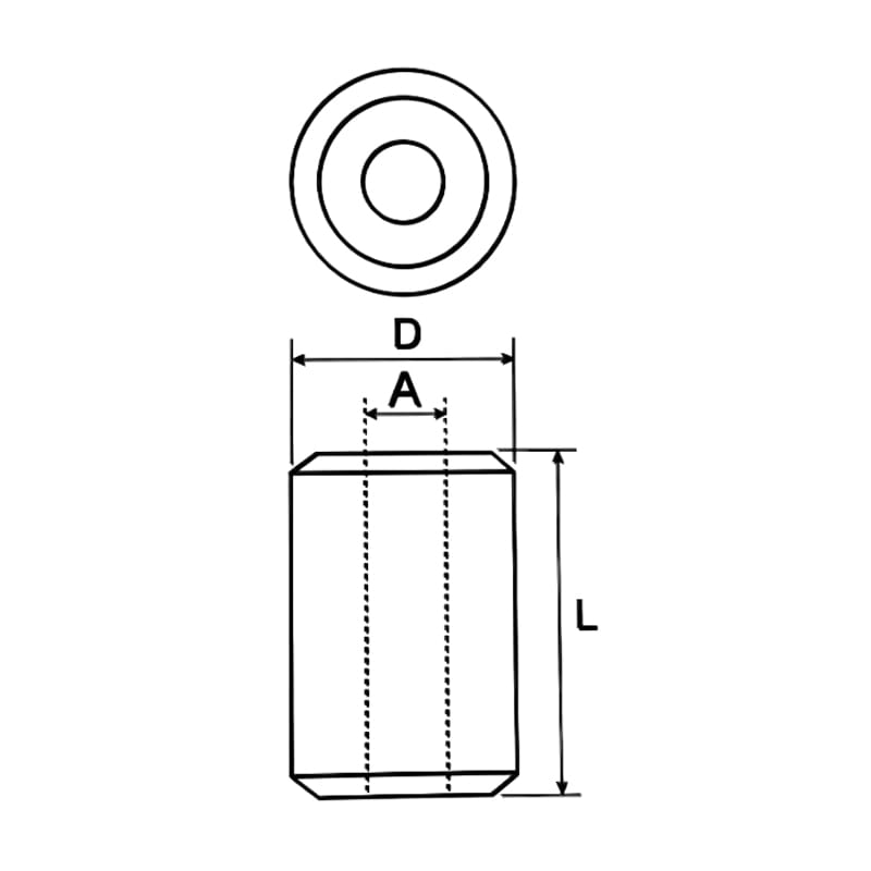Aluminium Stop Buttons
